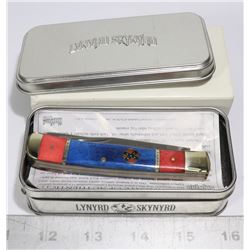 LYNYRD SKYNYRD COLLECTIBLE FOLDING KNIFE IN BOX