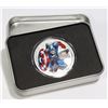 Image 1 : 1 OZ SILVER COLLECTIBLE CAPTAIN MARVEL COIN IN BOX