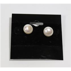 #93-FRESH WATER PEARL EARRINGS (9-10mm)