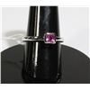 Image 1 : #114-PINK SAPPHIRE RING SIZE 6.75