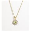 Image 1 : #101-PERIDOT NECKLACE & PENDANT