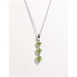 #127-CUBIC ZIRCONIA NECKLACE/PENDANT