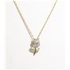 Image 1 : #142-CUBIC ZIRCONIA NECKLACE/PENDANT