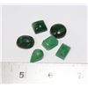 Image 1 : #68-GREEN EMERALD GEMSTONE 60.40ct