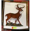 Image 1 : LARGE DEER 15-1/2" TALL (SLIGHT CRACK ON BACK LEG)