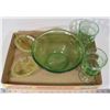 Image 1 : ESTATE FLAT OF DEPRESSION GLASS
