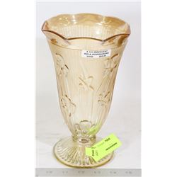 IRIDESCENT IRIS AND HERRINGBONE VASE