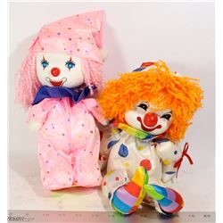 PAIR OF VINTAGE MUSICAL CLOWNS