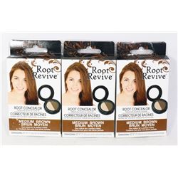THREE ROOT REVIVE BRUSH ON TEMPORARY COLOUR KITS