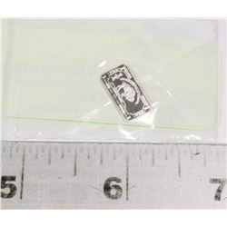 MINI ONE GRAM FINE SILVER .999 BAR