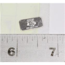 MINI ONE GRAM FINE SILVER .999 BAR