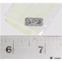 MINI ONE GRAM FINE SILVER .999 BAR