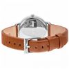 Image 7 : NEW DKNYY 32MM WHITE DIAL BROWN LEATHER BAND WATCH