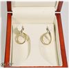 Image 1 : 14K GOLD EARRINGS IN ORIGINAL BOX