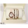 Image 1 : NEW ANNE KLEIN CERAMIC WATCH SET SWAROVSKI