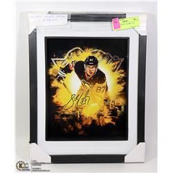 FRAMED SIDNEY CROSBY ART REPRINT