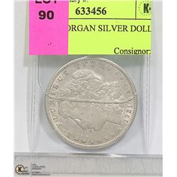 USD 1921 MORGAN SILVER DOLLAR COIN