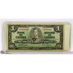 1937 KING GEORGE $1 BILL