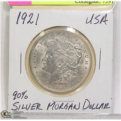 1921 MORGAN SILVER DOLLAR