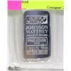 Image 1 : JOHNSON MATTEY 1 TROY OUNCE SILVER BAR