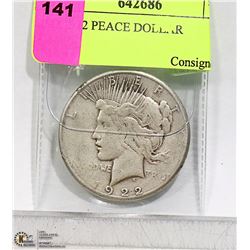 USD 1922 PEACE DOLLAR