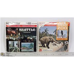 2 X SEALED VIEW-MASTER S.D.ZOO, SEATTLE