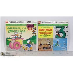 2 X SEALED VIEW-MASTER MICKEY, DONALD