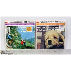 2 X SEALED VIEW-MASTER BENJI, HEIDI