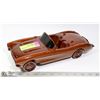 Image 1 : CARVED SOLID WOOD VINTAGE CORVETTE