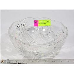 PINWHEEL CRYSTAL BOWL
