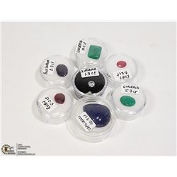 GENUINE RUBY, EMERALD, SAPPHIRE