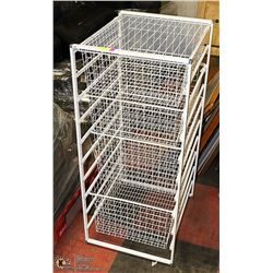LARGE BASKET SHELF,4 PULL OUTS