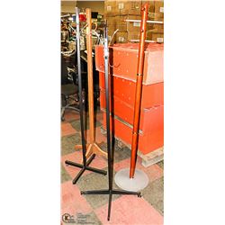 LOT OF 4 OFFICE COAT RACK