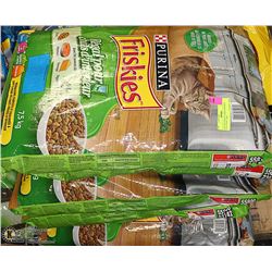 LOT OF 6 BAGS PURINA FRISKIES CAT FOOD 7.5KG