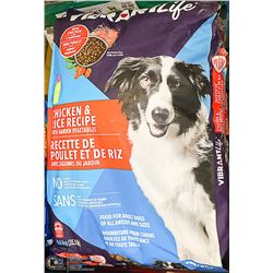 LOT OF 3 BAGS VIBRANT LIFE DOG FOOD  16 KG