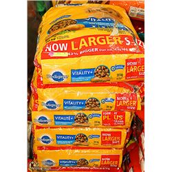 LOT OF 7 BAGS PEDIGREE VITALITY 20KG