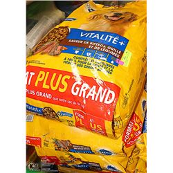 LOT OF 6 BAGS PEDIGREE VITALITY DOG FOOD 20KG