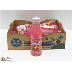 NINE 591ML BOTTLES OF CABANA STRAWBERRY LEMONADE