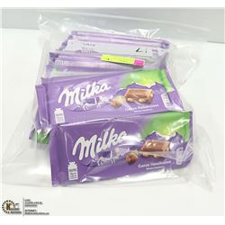 BAG WITH 17 100G BARS OF CADBURY MILK HAZELNUT