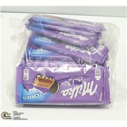 BAG WITH 21 100G BARS OF CADBURY MILK OREO