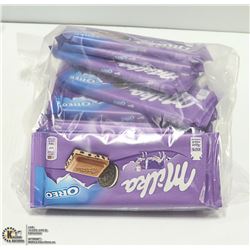 BAG WITH 21 100G BARS OF CADBURY MILK OREO
