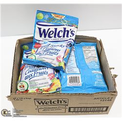 BOX WITH 10 140G BAGS OF WELCH'S FRUIT SNACKS