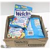 Image 1 : BOX WITH 10 140G BAGS OF WELCH'S FRUIT SNACKS
