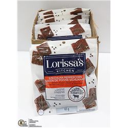 BOX W/8 63G BAGS OF LORISSAS SZECHUAN PEPPERCORN