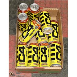 BOX OF C4 ORIGINAL TROPICAL BLAST ENERGY DRINK