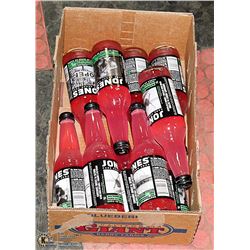 BOX WITH 10 355ML BOTTLES OF JONES WATERMELON