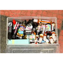 LARGE BIN OF MIXED FLAOUR VAPE - BIN HAS A MIX