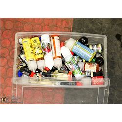 LARGE BIN OF MIXED FLAOUR VAPE - BIN HAS A MIX