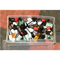 LARGE BIN OF MIXED FLAOUR VAPE - BIN HAS A MIX