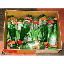 BOX WITH 11 PERRIER ORANGE AND STRAWBERRY